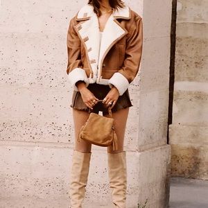 Free People suede crossbody bag